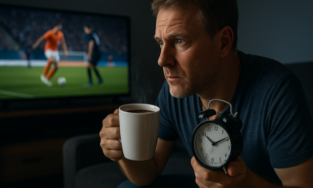 Late voetbalwedstrijden zorgen voor nieuwe kijkrituelen: koffie, powernaps en wekkertrucs
